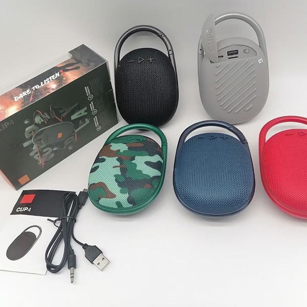 CLIP4 Bluetooth Small Speaker Home Outdoor Portable Waterproof Card U Disk Wireless Mini Gift Pocket Audio