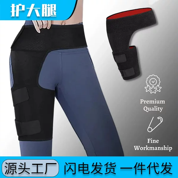Amazon Thigh Protection Weightlifting Sports Protector Pressure Leg Guard Anti-muscle Strap Sports Breathable Leg Belt