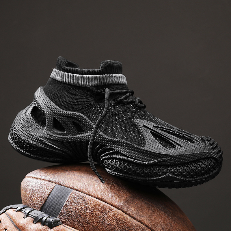 Lujo ligero 2025 verano Douyin sala de transmisión en vivo el mismo estilo Venom zapatos de hombre calcetines deportes correr zapatos de hombre transpirables