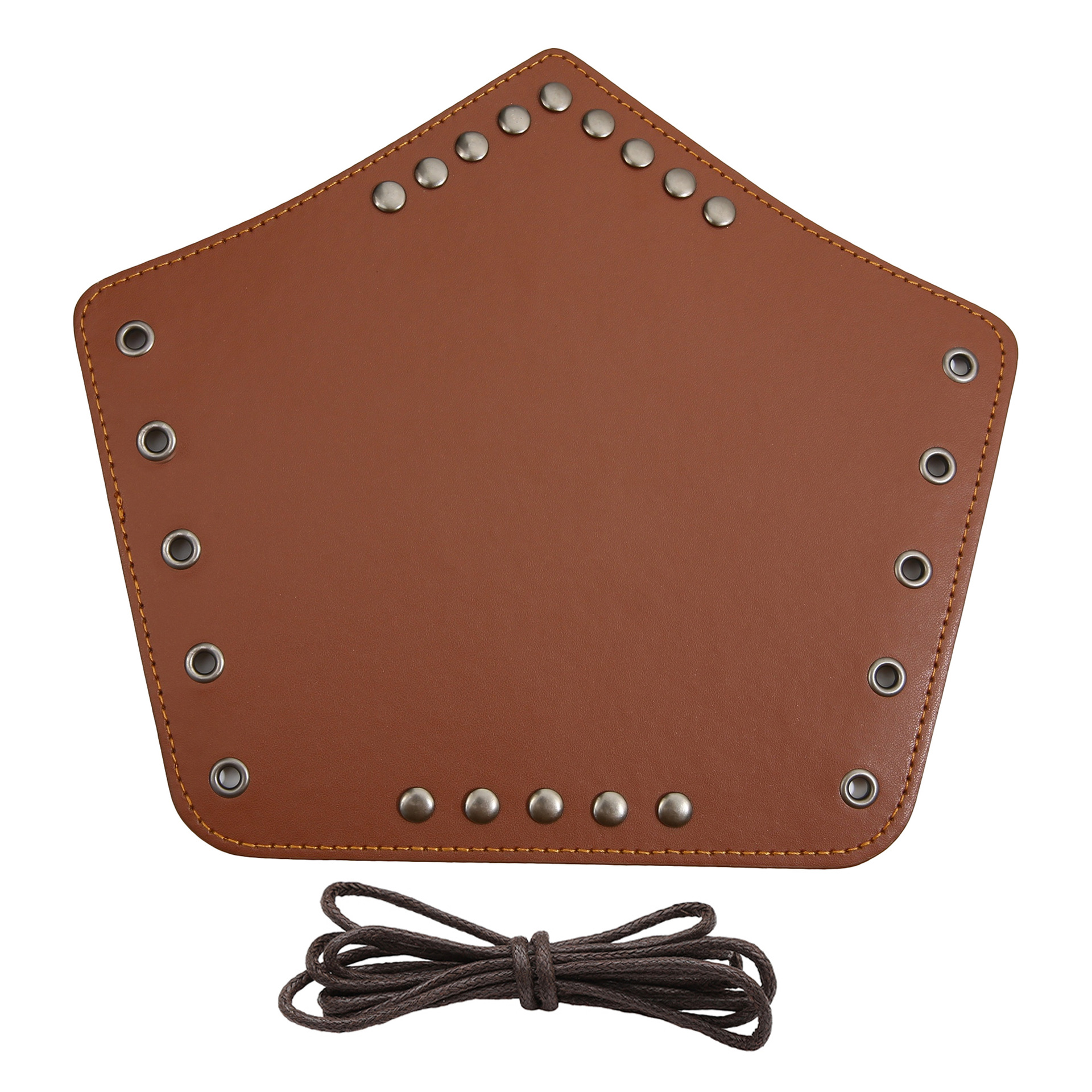 Pulseras exageradas de gran venta de Temu, pulseras con remaches de PU de estilo medieval, protectores de brazos de ciclismo con cuerda encerada personalizada, accesorios de COSPIAY