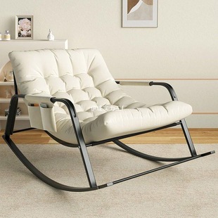 Rocking Chair Recliner Adult Rocking Chair Home Leisure Lazy Chair Living Room Double Reclining Sofa Chair Indoor