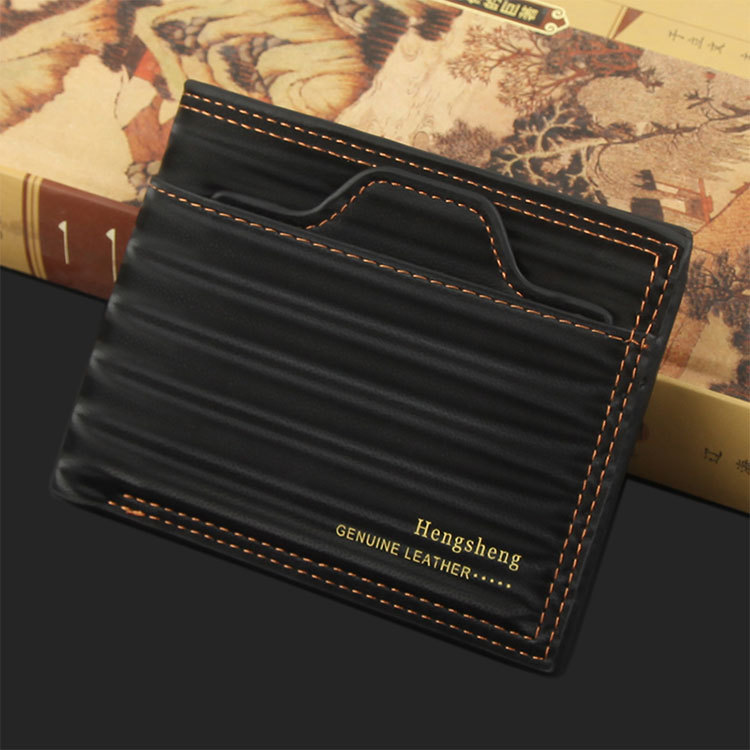 Men's 2021 New Multifunctional Short Business Thin Large Capacity Multi-card Slot Trendy Fashion Wallet display picture 27