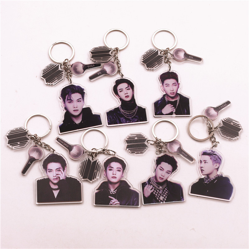 Bts Peripheral Tianqi Guo Kim Taehyung Jingqi Acrylic Keychain 213 Shape