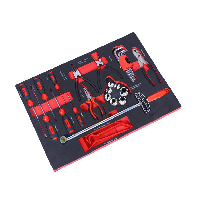 158 조각 도구 카트 도구 홀더 세트 CRV 크롬 바나듐 스틸 하드웨어 도구 자동 수리점 자동 수리 도구 세트 도구