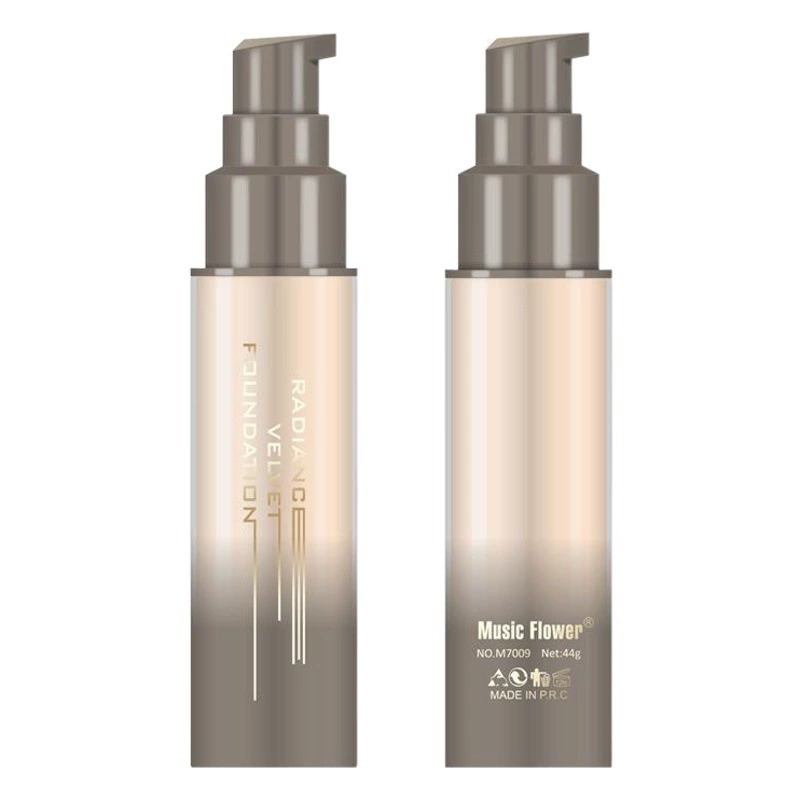 Музыкальный цветок: Стойкий тональный крем-спонж с эффектом сияния, без следов, для маскировки и осветления кожи