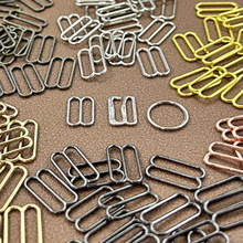 现货环保金属连接可拆卸锌合金电镀扣089扣 过检针滚镀固定调节扣