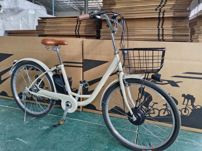 日本内三三速リチウム電気助力淑女姫レジャー自転車日本式自転車|undefined