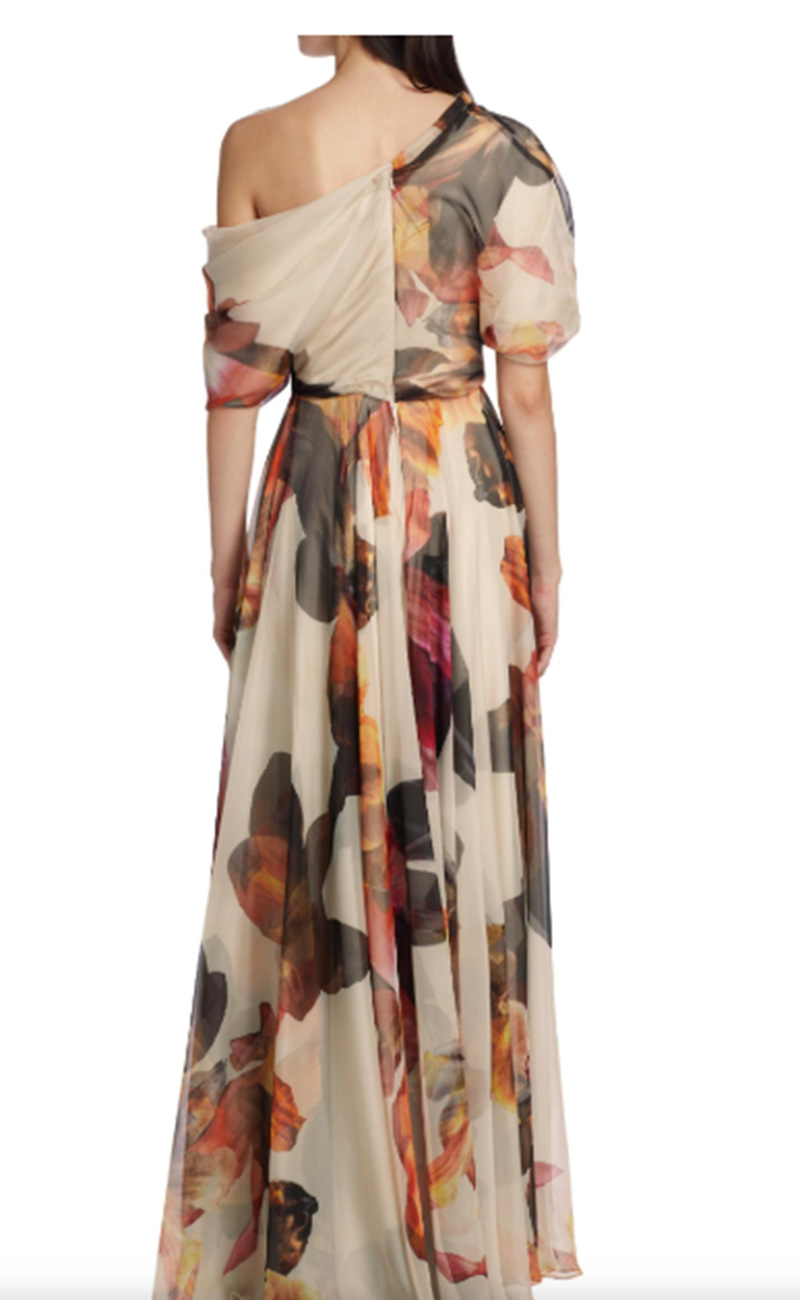 2025 Cross-Border Summer New European And American Bohemian Vacation Style Lace-Up Lolita Flared Printed Dress_ecoleips.com