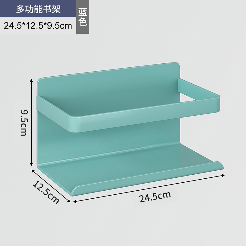 Accesorios de agujeros redondos de hierro forjado gancho cesta de malla caja de almacenamiento de estante de absorción magnética clips de color almacenamiento de escritorio