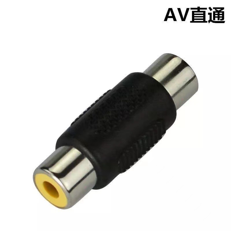 Lotus RCA conector de acoplamiento AV hembra a hembra extensor AV hembra a través de la cabeza de extensión de cable de extensión de audio y video