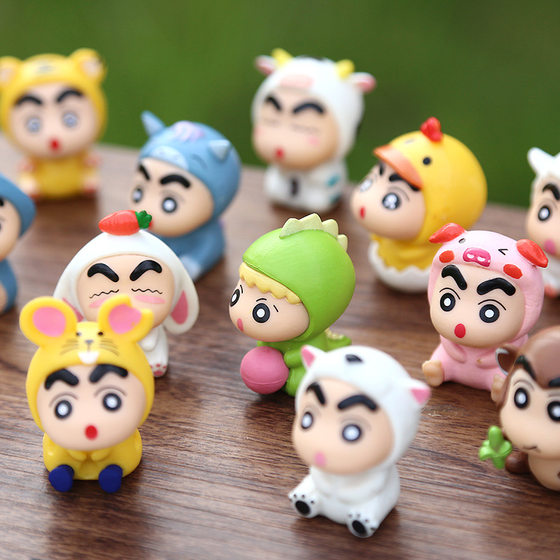 New Anime Zodiac Little New Doll Mouse Ox Tiger Rabbit Dragon Snake Horse Sheep Monkey Chicken Dog Small Animal Ornaments