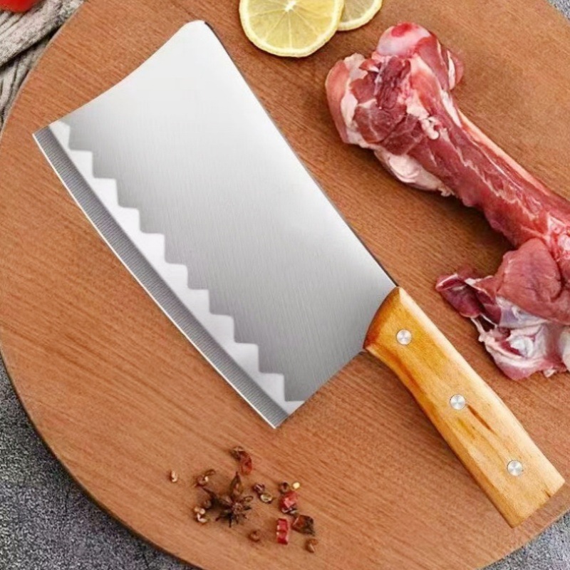 家用锋利加厚大骨头斩骨刀不锈钢锋利剁骨头砍骨刀一体厨房专用刀