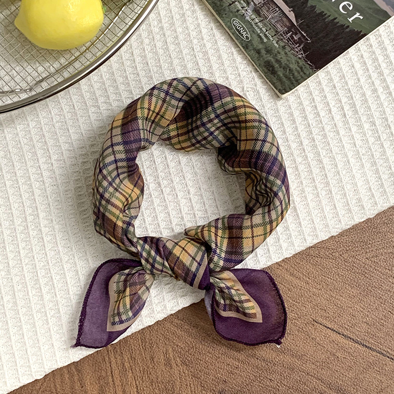 Pañuelo pastoral femenino de verano nuevo estilo cintura pequeña bufanda cuadrada bufanda de seda sensación de alta calidad suave cuello bufanda pequeña chal al por mayor