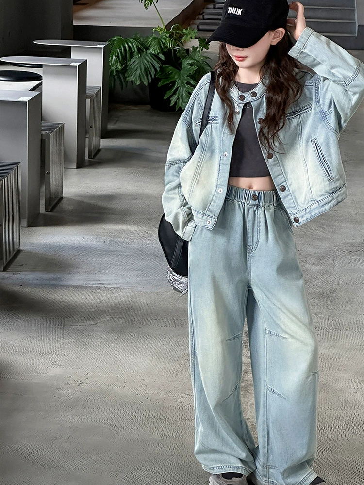 Denim retro set, for teenagers