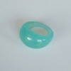 Retro fresh resin, fashionable brand design ring, trend of season, simple and elegant design, on index finger