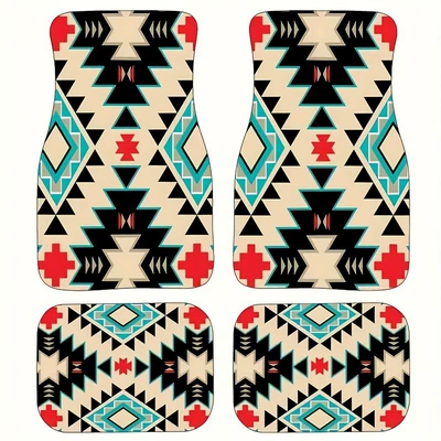 Avtomobil döşəmə paspasları, Decorative Floor Mats 4-Piece Set Easy - new-car-floor-mats-4-3344cm-two-piece-set