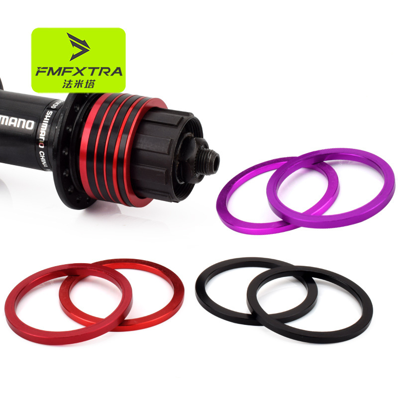 Arandela del volante bicicleta de montaña BB eje central junta del volante Hub Torre base anillo cojín aleación Aluminio CNC