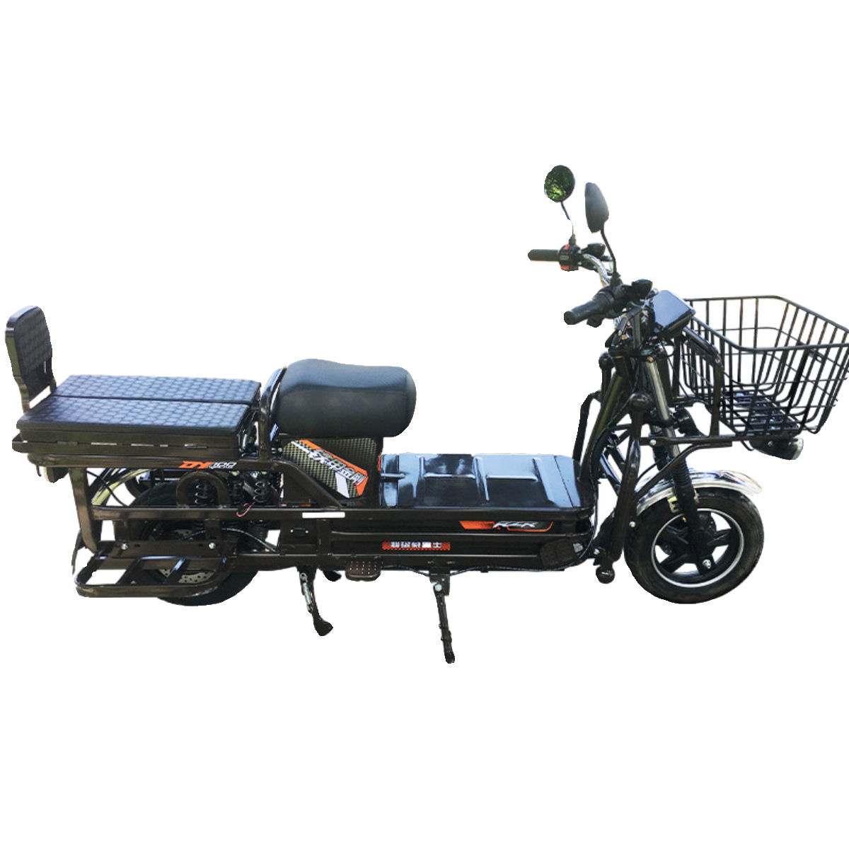 Heavy-Duty Electric Vehicle with License Plate, Electric Motorcycle 60V/72V for Courier, Two-Wheel Mountain Climbing, Cargo Delivery, Long-Distance Running, Wholesale