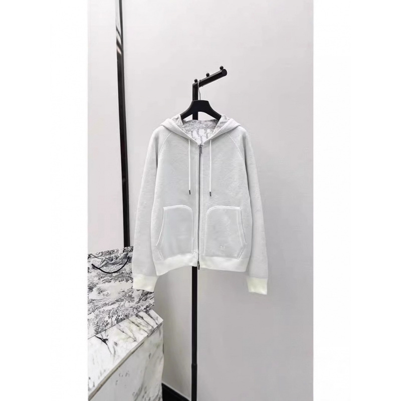 Nanyou Haute Couture 正しいバージョンの秋と冬のレタージャカードカシミアジッパーフード付きルーズニットジャケット男性と女性用|undefined