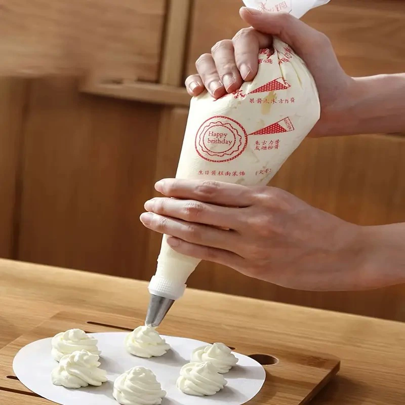 Кондитерские мешки для украшения тортов, 100 штук, одноразовые мешки для крема, для глазури и декора тортов и печенья, эксклюзивно для трансграничных продаж.