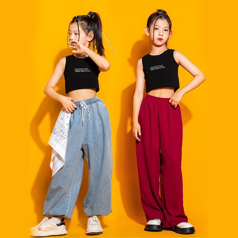 Girls dance clothing jazz dance hip-hop jazz dance dress uniforms to foster children&apos;s dance suit