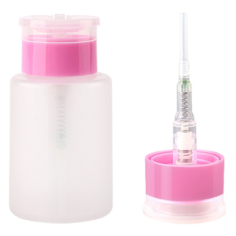 Nail tool pressure bottle quick-drying water nail remover nail polish remover pressure bottle 60ml/150ml pressure bottle spot wholesale