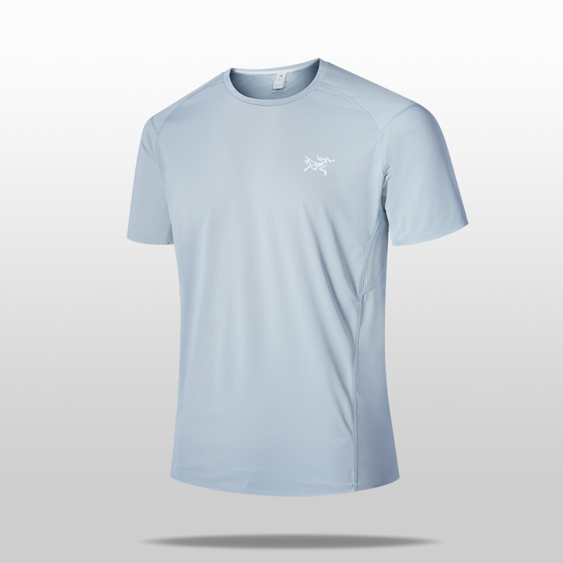 Bone Bird Same Quality Outdoor Men's Ice Silk Short-Sleeve T-Shirt Summer Thin Quick-Dry Sports Fitness Top Bone Bird Same Quality Outdoor Men's Ice Silk Short-Sleeve T-Shirt Summer Thin Quick-Dry Sports Fitness Top