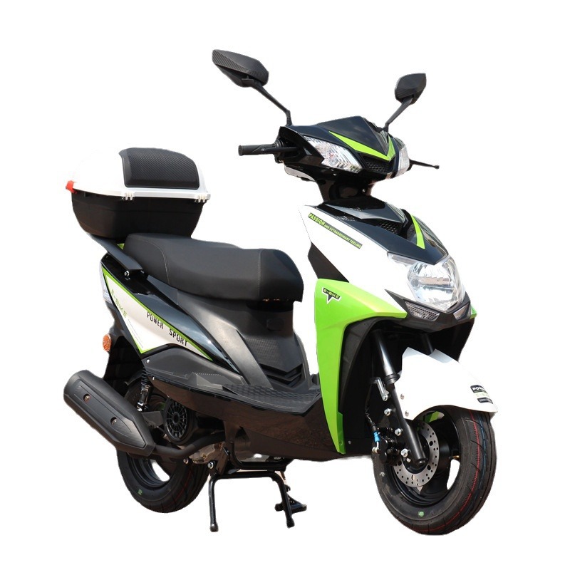 Exportación de comercio exterior 125cc pedal rápido águila motocicleta de combustible coche asistido hombre y mujer vestidos todavía llevar fuego fantasma de dos ruedas coche completo