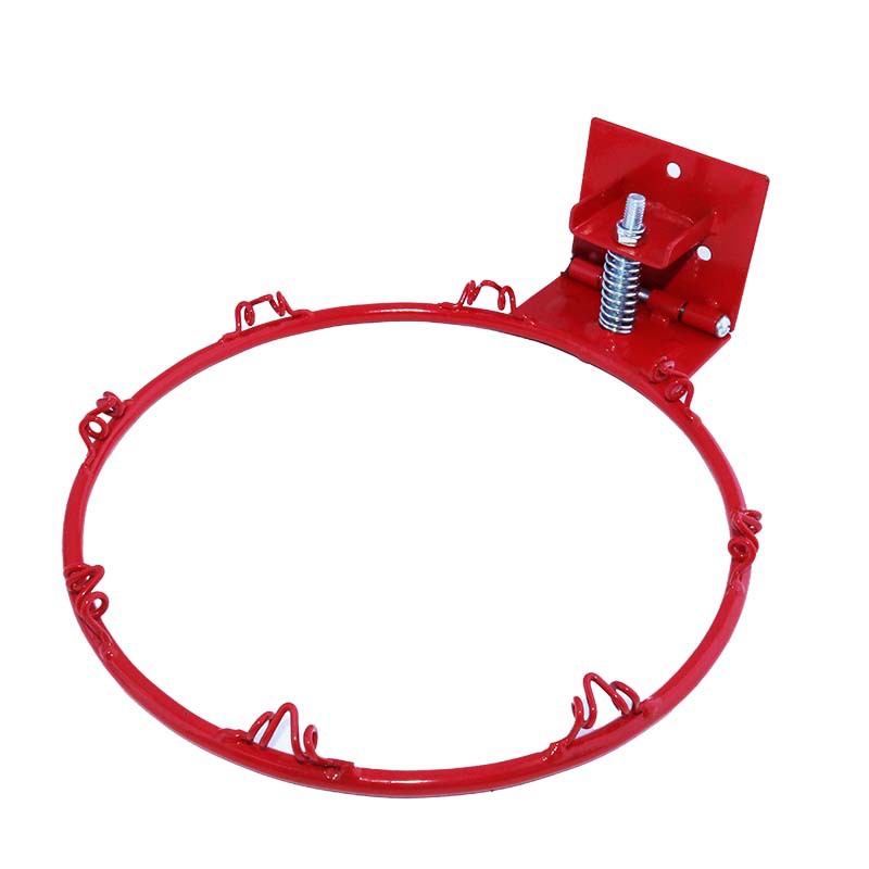 工厂直销迷你儿童小篮圈批发带弹簧支持扣篮实心红色8扣篮球圈