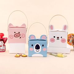 Children's portable gift box Internet celebrity ins snack carton biscuit box cartoon animal candy snack packaging box
