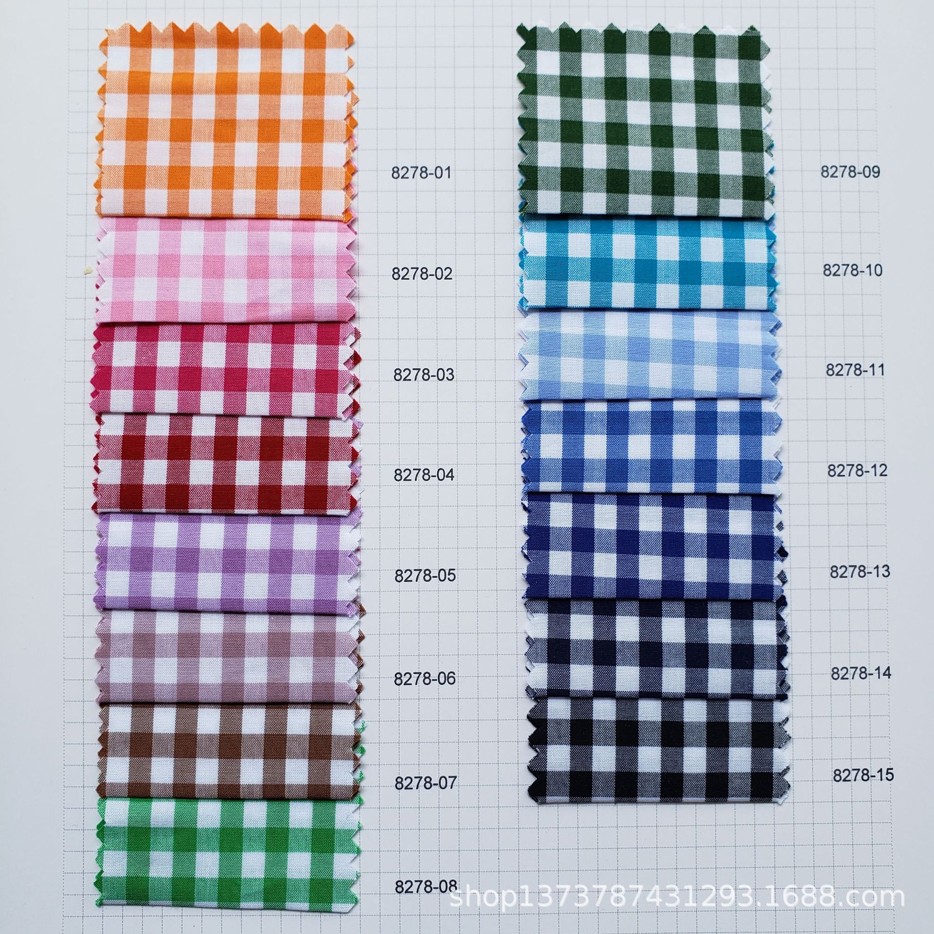 现货 50支精梳棉 全棉色织格子布 高档格子衬衫 春夏裙装服装面料