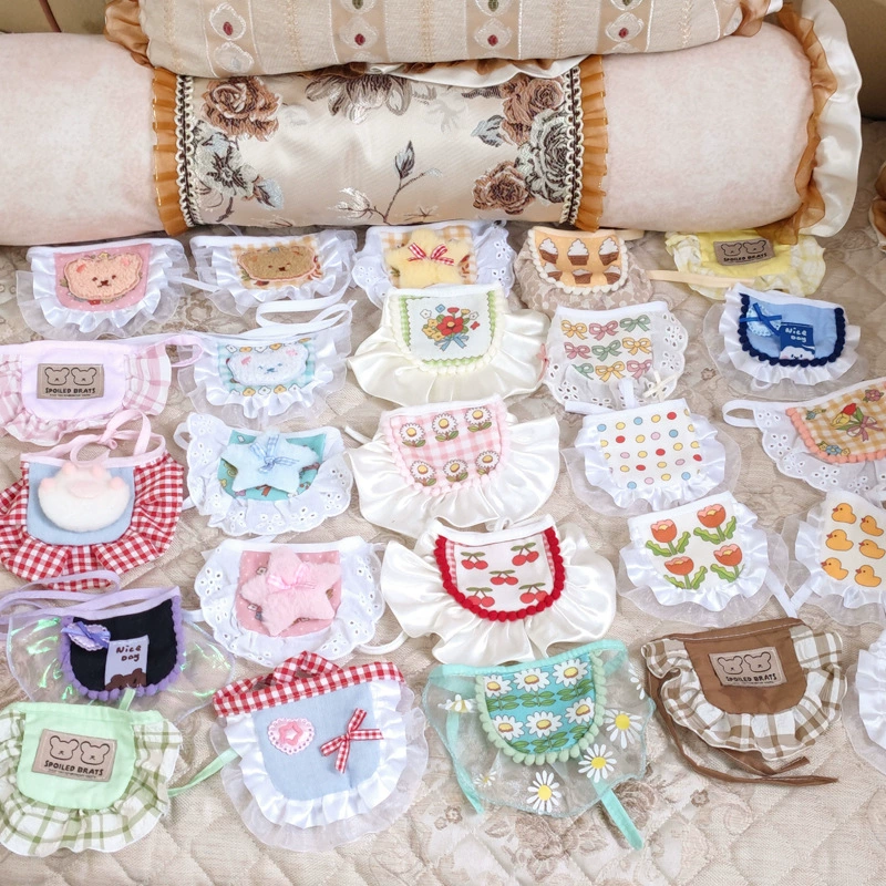 [Новая коллекция высокого класса] Симпатичные кружевные нагрудники, полотенца для слюны домашних животных, шарфы для кошек, универсальные нагрудники для собак.