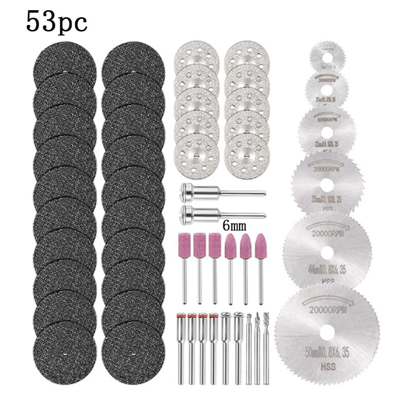 跨境热销金刚石切割片高速钢木工锯片树脂双网砂轮片套装电磨配件