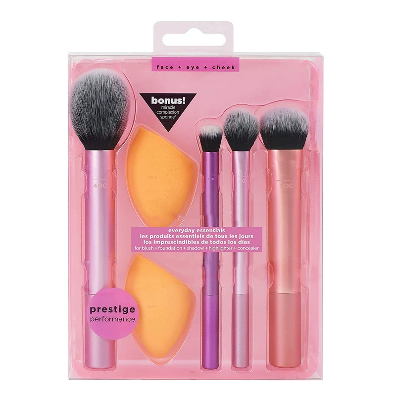 (Cross-border trading), brush, set, cosmetic sponge, face blush, 4 pieces, Amazon