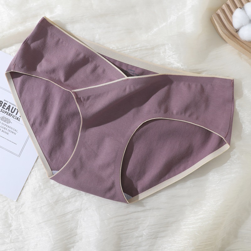 Ropa interior de mujer embarazada entrepierna de algodón de verano ropa interior de cintura baja embarazada soporte de vientre temprano, medio y tardío sin costuras más tamaño ropa interior de mujer embarazada al por mayor