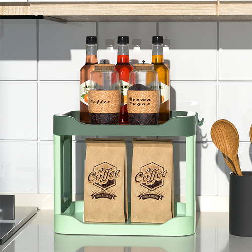 Kitchen rack floor-standing multi-layer supplies vegetable basket household toy fruit storage rack snack storage rack