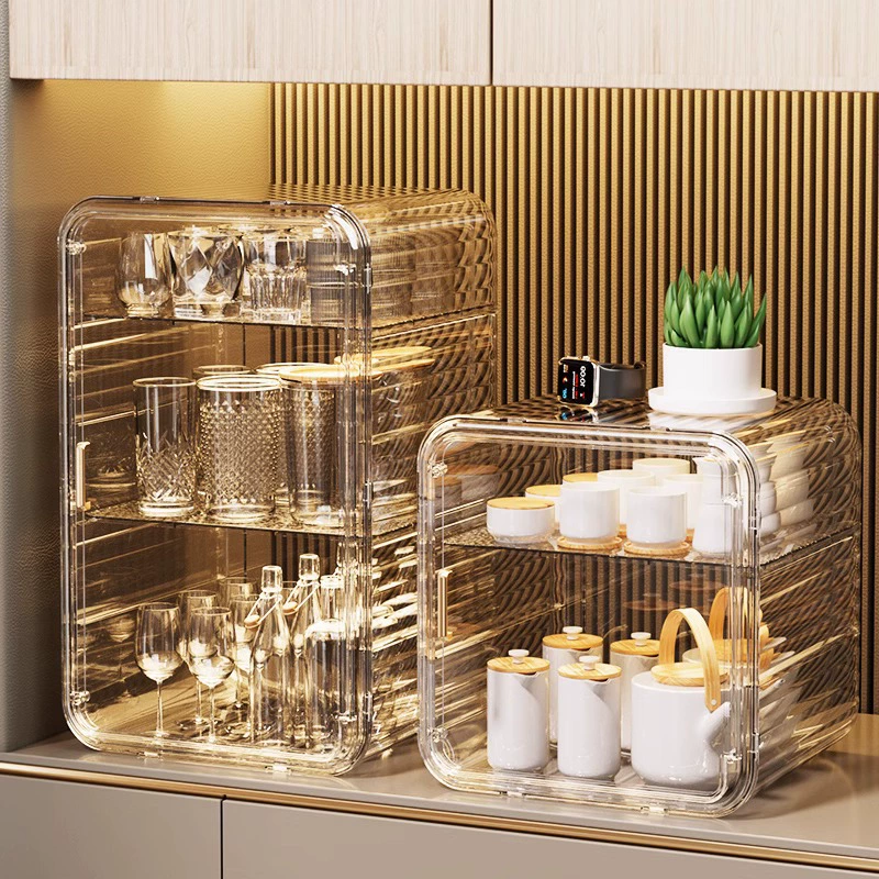 Полка для хранения чашек для воды, подставка для чашек для красного вина, подставка для чашек для чая, чайный сервиз, пыленепроницаемый и дренажный ящик для хранения, подстаканник для воды