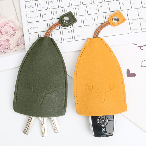 New trendy home key bag, unisex car key cover, personalized creative keychain pull-out key bag
