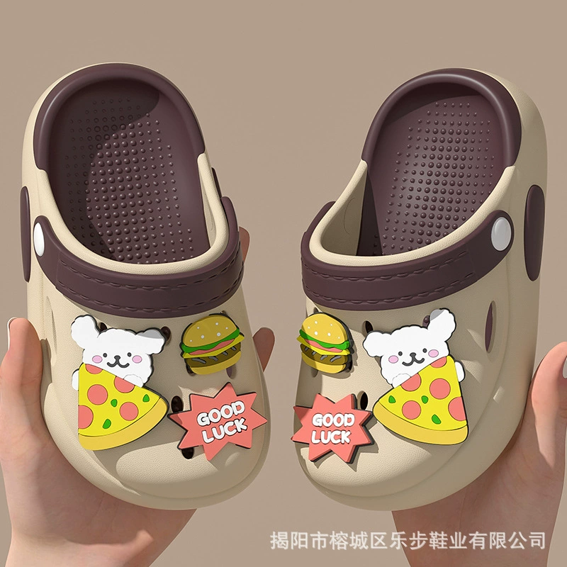 Детские летние сандалии с героями мультфильмов для мальчиков, для дома и улицы, нескользящая мягкая подошва для детей маленького и среднего размера, малышей и младенцев, сабо.