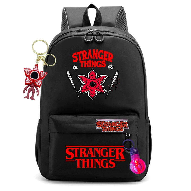 Рюкзак Stranger Things для мальчиков и девочек, школьный портфель, канцелярские принадлежности Stranger Things