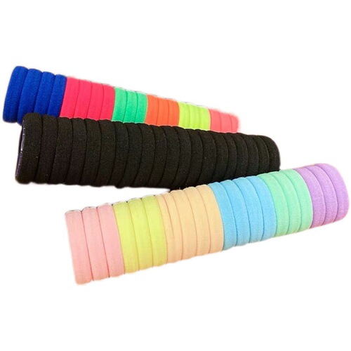 seamless elastic hair tie for adult hair tying, thick hair ribbon for women, Korean minimalist hair accessory