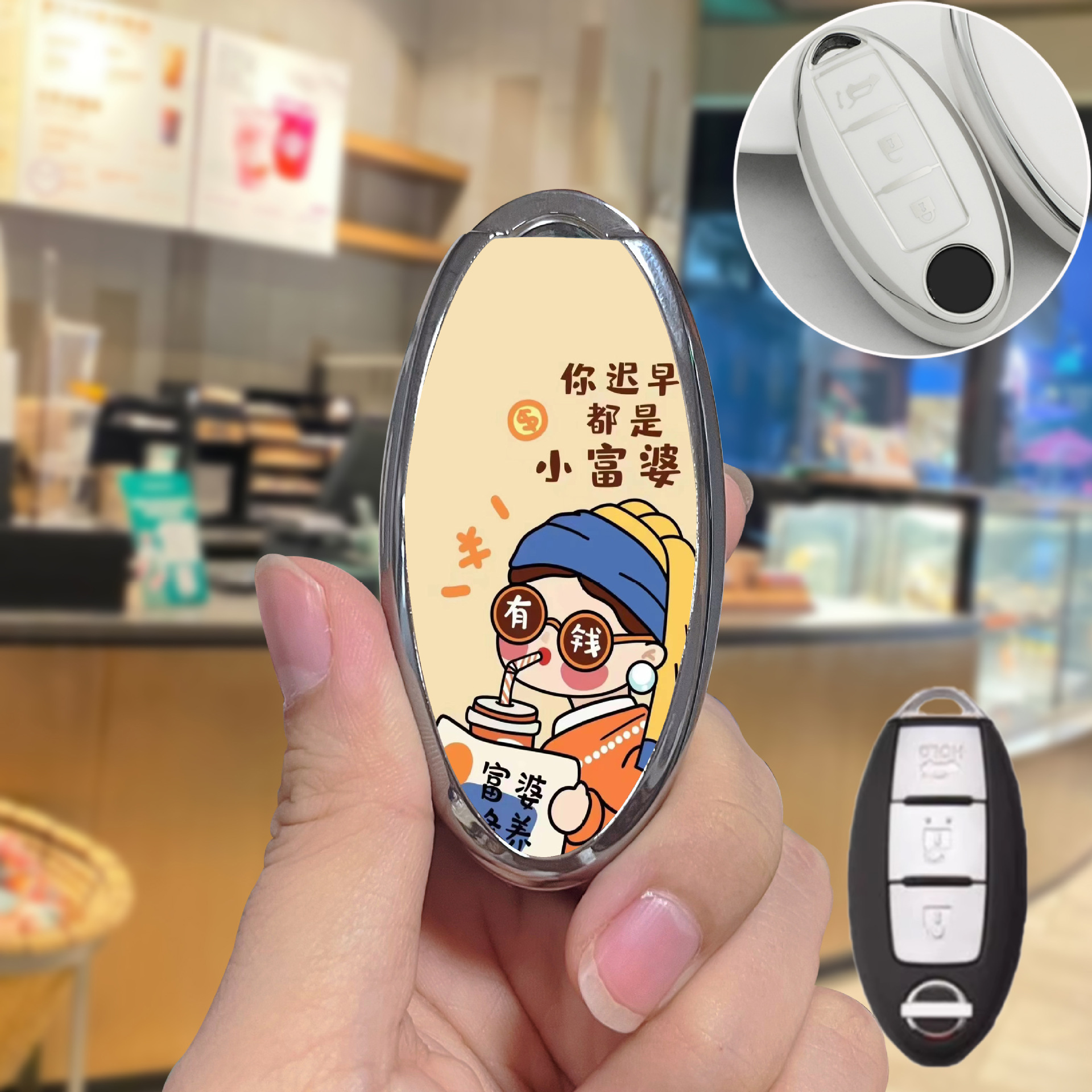 4D 단면 작은 부자 여성