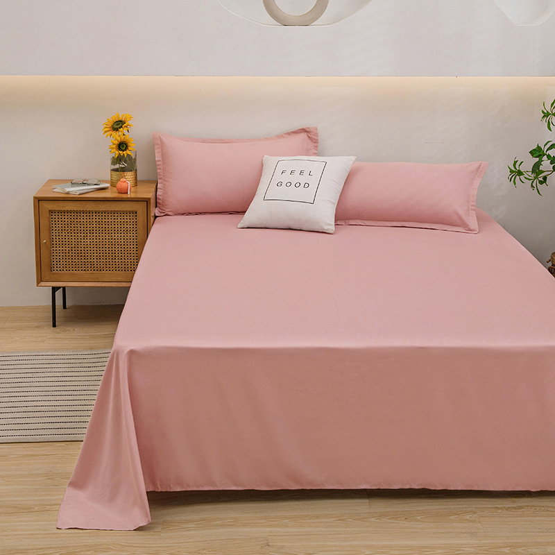 Ins sábanas de color sólido no de algodón único dormitorio de estudiantes de algodón único 1.5 engrosado edredón de lana molida única cuatro estaciones universal image 18