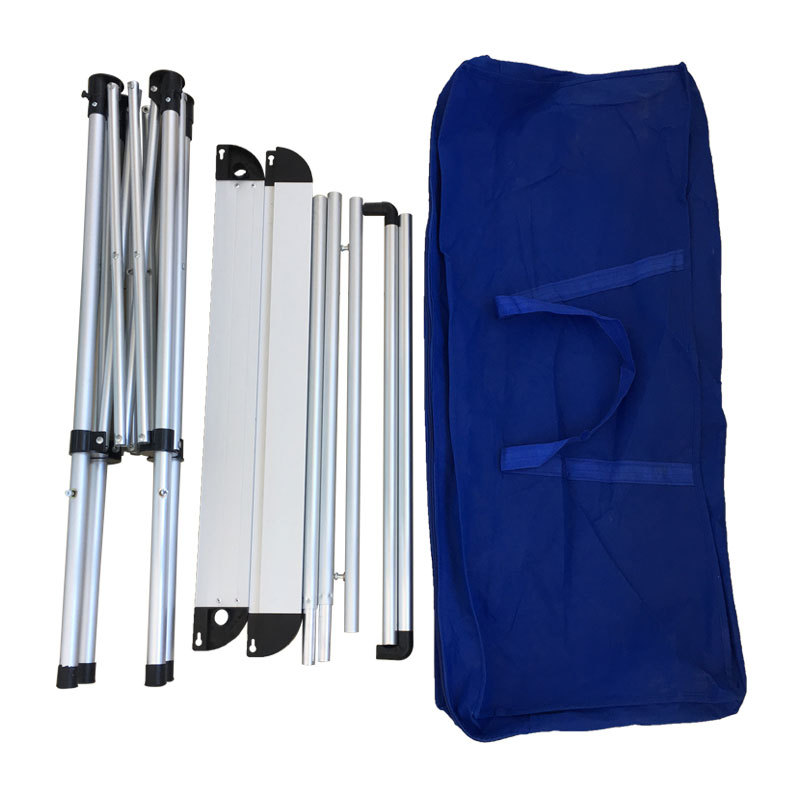Fortalecer la mesa de promoción de aleación de aluminio estante de exhibición portátil cabina de exhibición móvil mejora de la mesa de aluminio grueso mesa de lujo