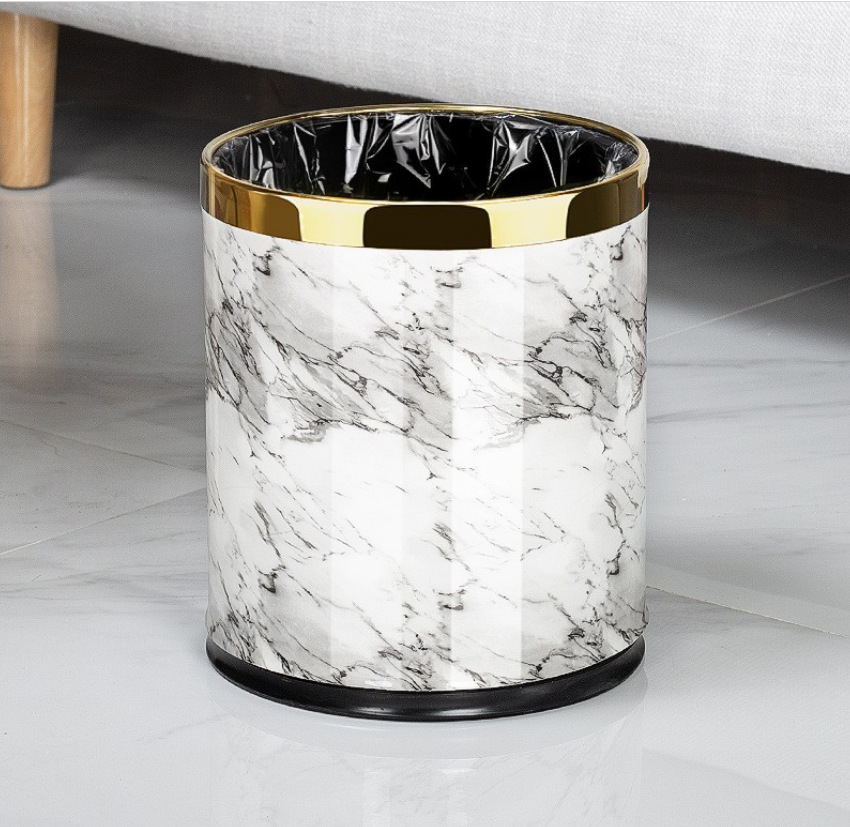 Basura de doble capa casa sala de estar creativa cocina de alta gama gran hotel habitación oficina luz lujo estilo baño