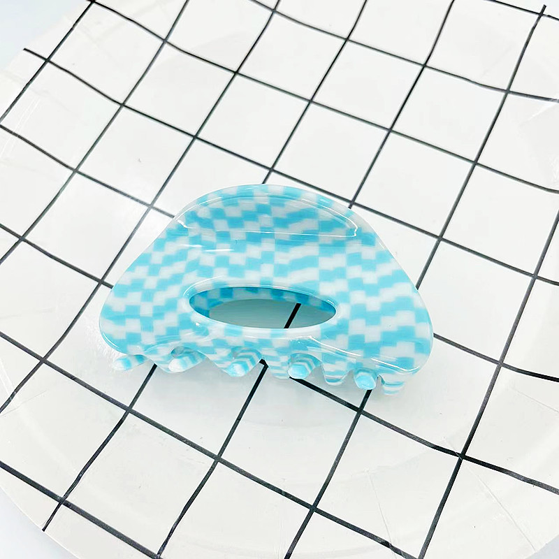 파란색 격자 #7.3cm