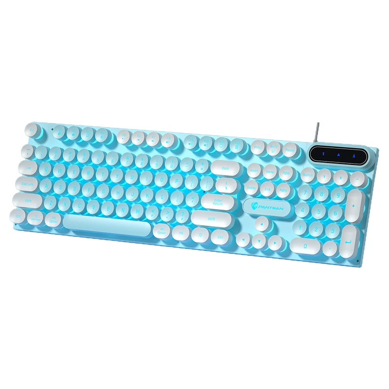 Mechanical keyboard, mouse, set, platinum 100 sample, punk style