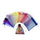 Factory Supply Cross-border Pearl Yarn Bag Organza Bag Plain Cosmetics Bundle Snow Yarn Bag Gift Mesh Bag