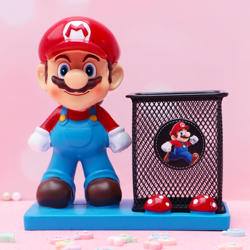 Douyin venta caliente red tela tela portalápices resina creativa decoración de escritorio caja de almacenamiento suministros para estudiantes regalos para niños