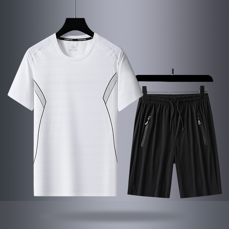 Blanco (manga corta + pantalones cortos)